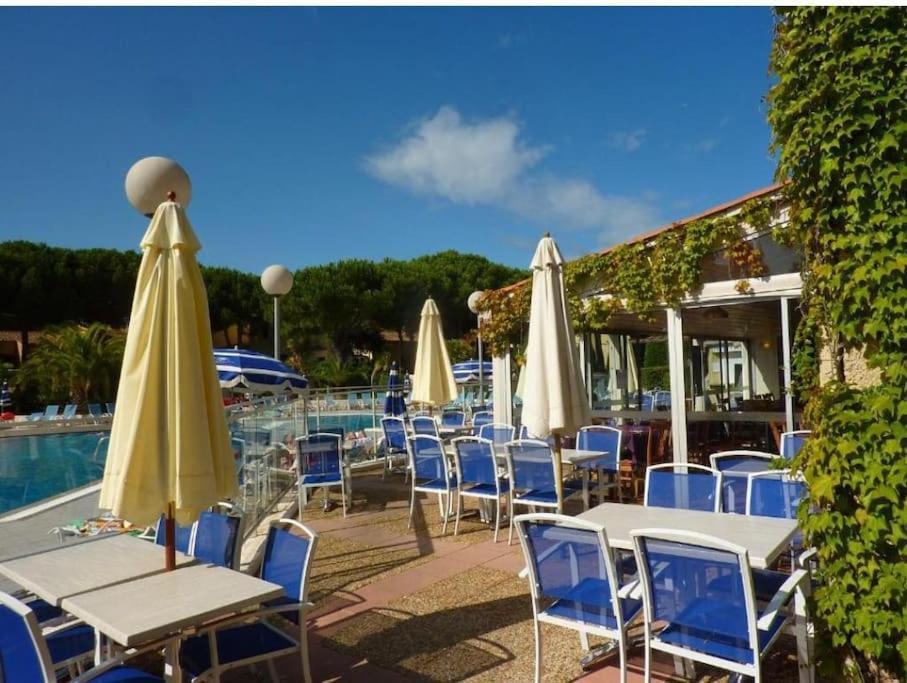 Studio Renove Dans Residence De Vacances Avec Grande Piscine Chauffee, Parking Et Terrasse Agde Eksteriør billede